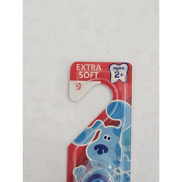 Blue's Clues Colgate Toothbrush Vintage NIB Ages 2 + Blue And Magenta - Picture 3 of 5